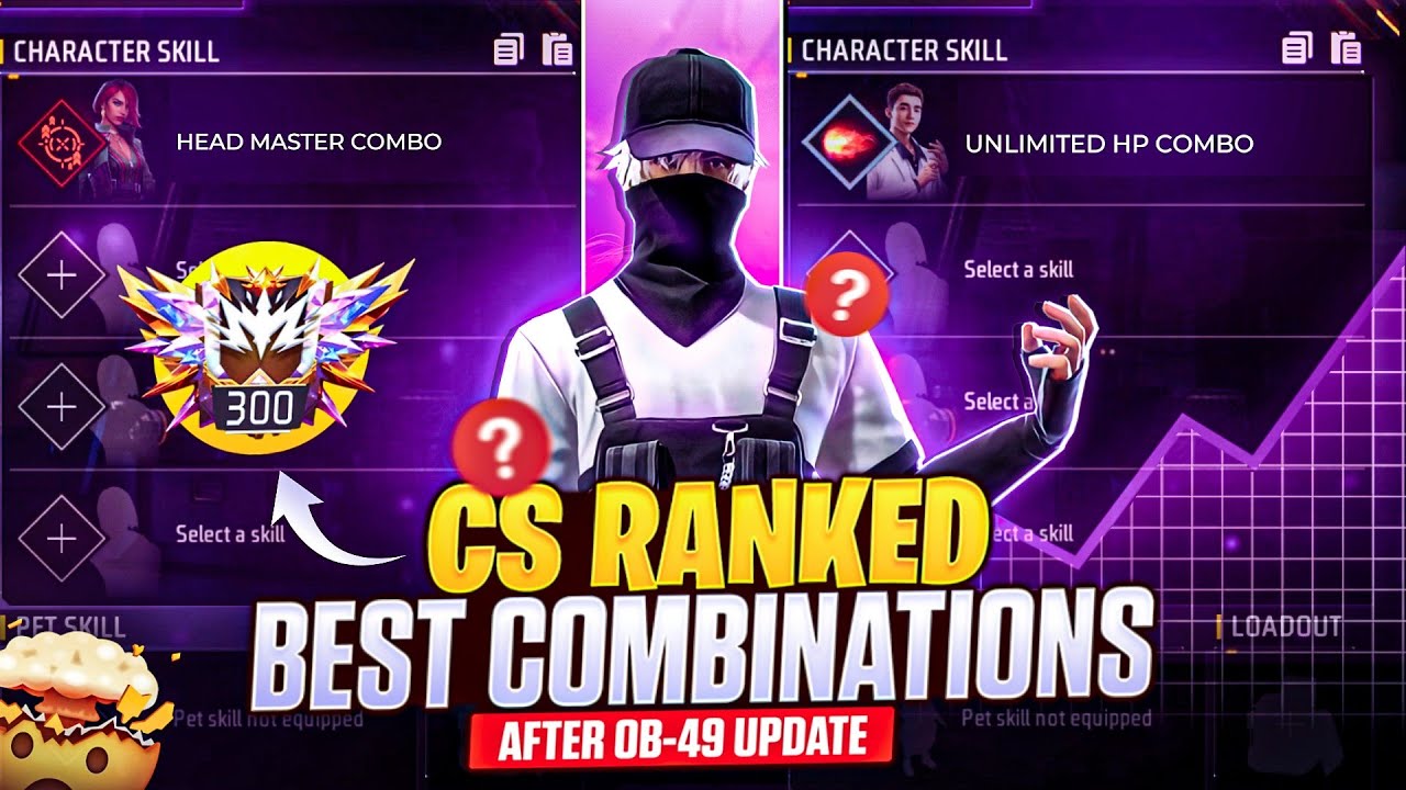 (After Update) Best Character Combination For CS Ranked || CS Rank Best ...