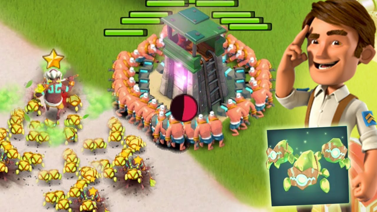 Boom Beach Crystal Critters with Warriors! Will this Hero work?!