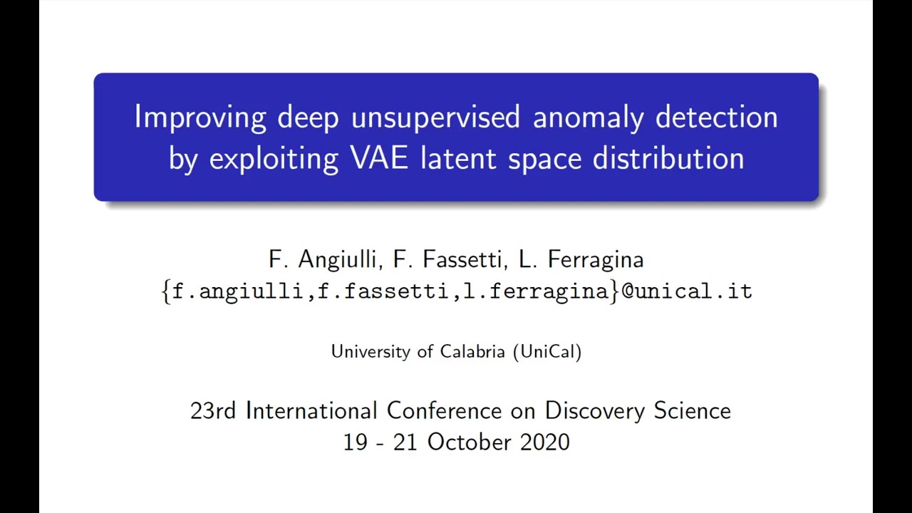Improving Deep Unsupervised Anomaly Detection by Exploiting VAE Latent Space Distribution