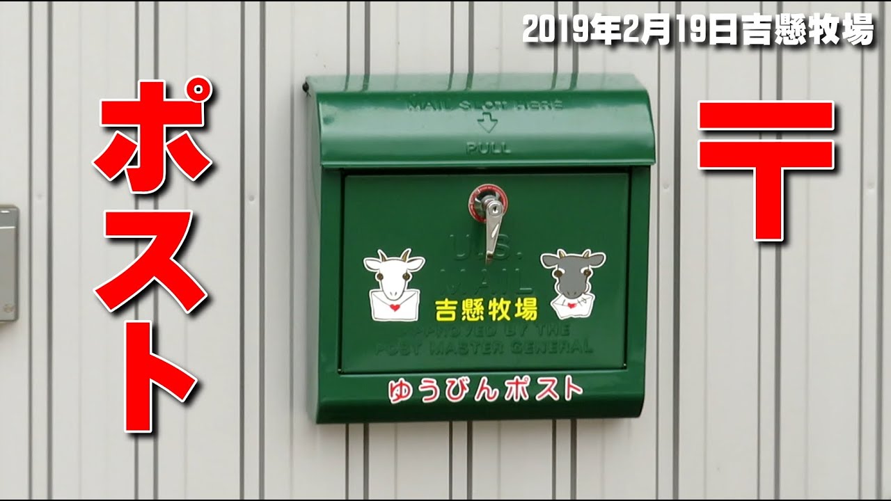 かわいいポストにしてみた♪ 郵便屋さんわかるかなぁ？ 2019年2月19