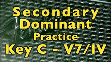 Secondary Dominant Practice Backing Track - Key C Major: C7 (V7/IV)