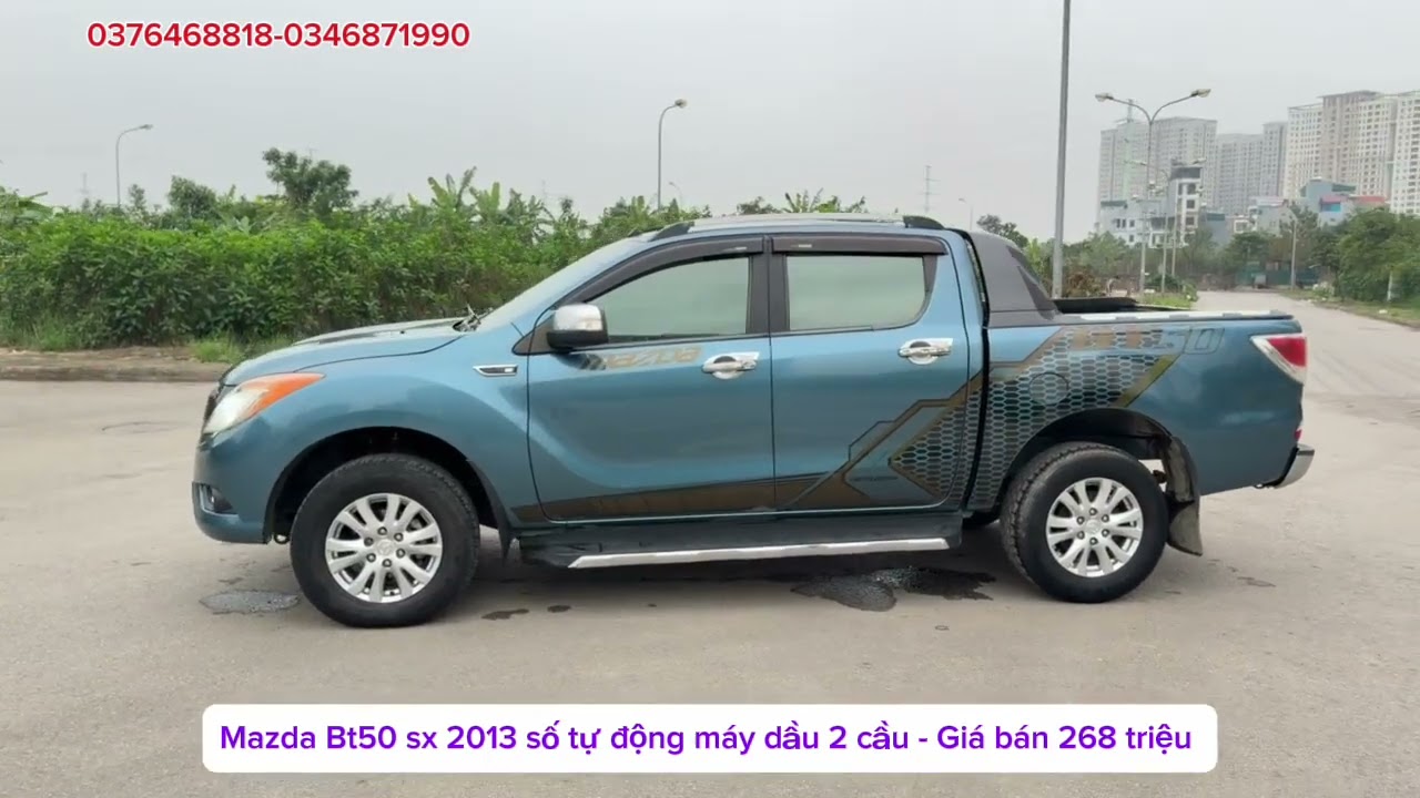Mazda Bt50 sx 2013 số tự động 2 cầu - giá bán 268 triệu-0376468818-0346871990