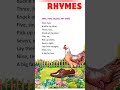One Two Buckle My Shoe rhymes|#rhymes #english #poem #kids #shorts