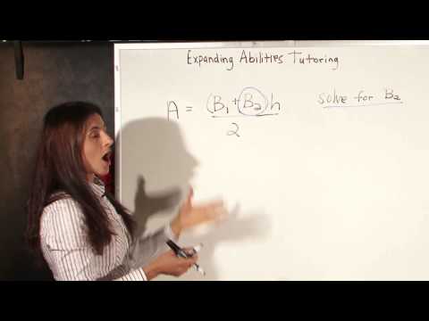 How to Solve Algebraic Equations With a Variable