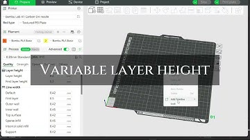 Variable Layer Height Bambu Studio v1.4