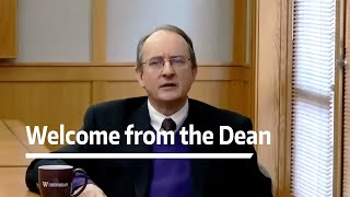 UW College of Arts Sciences Welcome from Dean Stacey