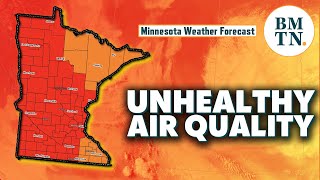 Minnesota weather: Unhealthy air quality, scattered showers Thursday