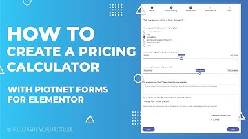 [NEW] Create a Pricing Calculator with Piotnet Forms