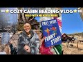 VLOG | Cozy Cabin Reading Vlog 🌲🐻📚