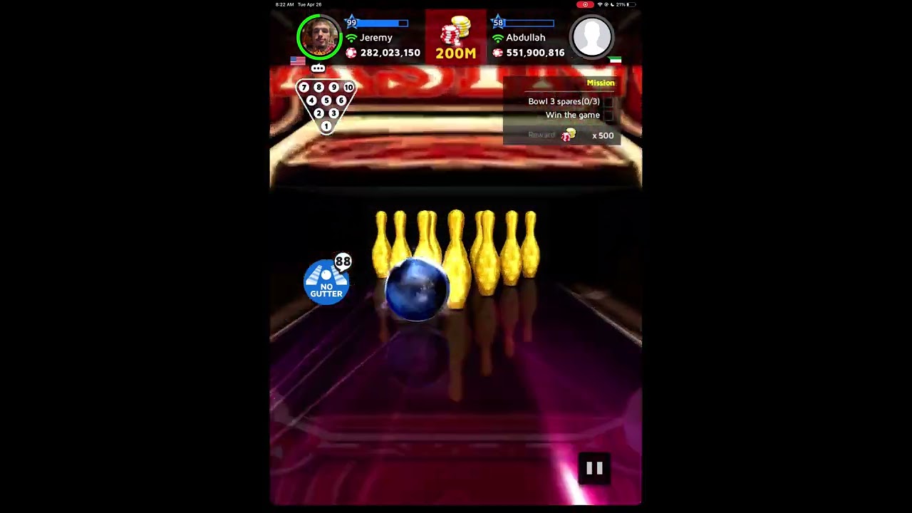 WON 734 MILLION CHIPS IN BOWLING KING 10 PINS!!!