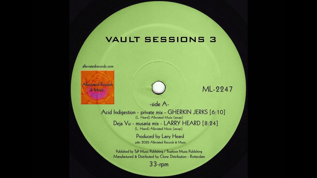 Larry Heard - Mr Gone Fingers Edit (Alleviated Records) - YouTube