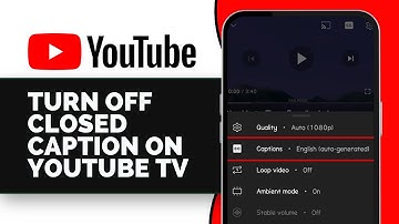 How To Turn Off Closed Caption on YouTube TV (2025)