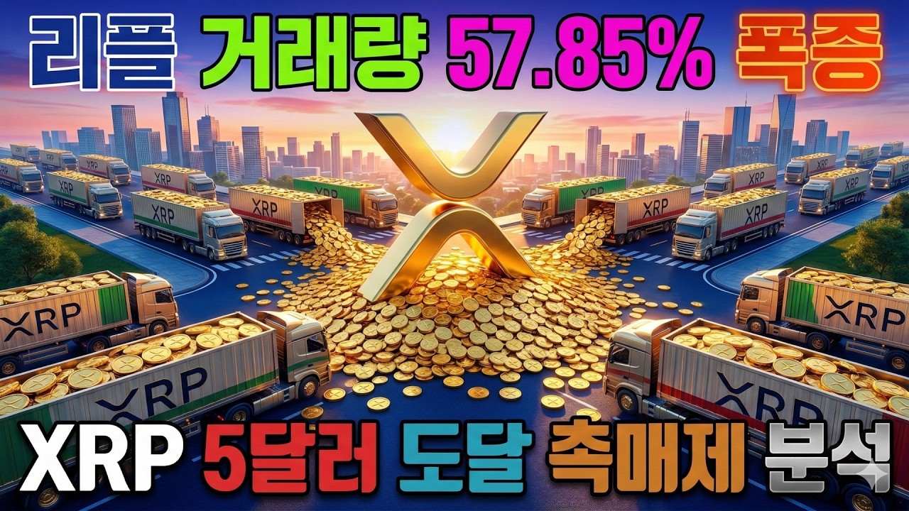 리플 거래량 57.85% 폭증과 매집 시그널 XRP 5달러 도달 촉매제 분석 뉴스 브리핑 포함 일일 시황 2026년 3월 5일 매일 업데이트