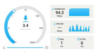 SpeedTest 100 Mbps Ethernet