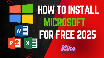 របៀបតំឡើង Microsoft office word excel PowerPoint ដោយ free/ How to install Microsoft office for free