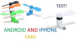 Mini Fan for Mobile and Tablet Devices! | THE TEST!