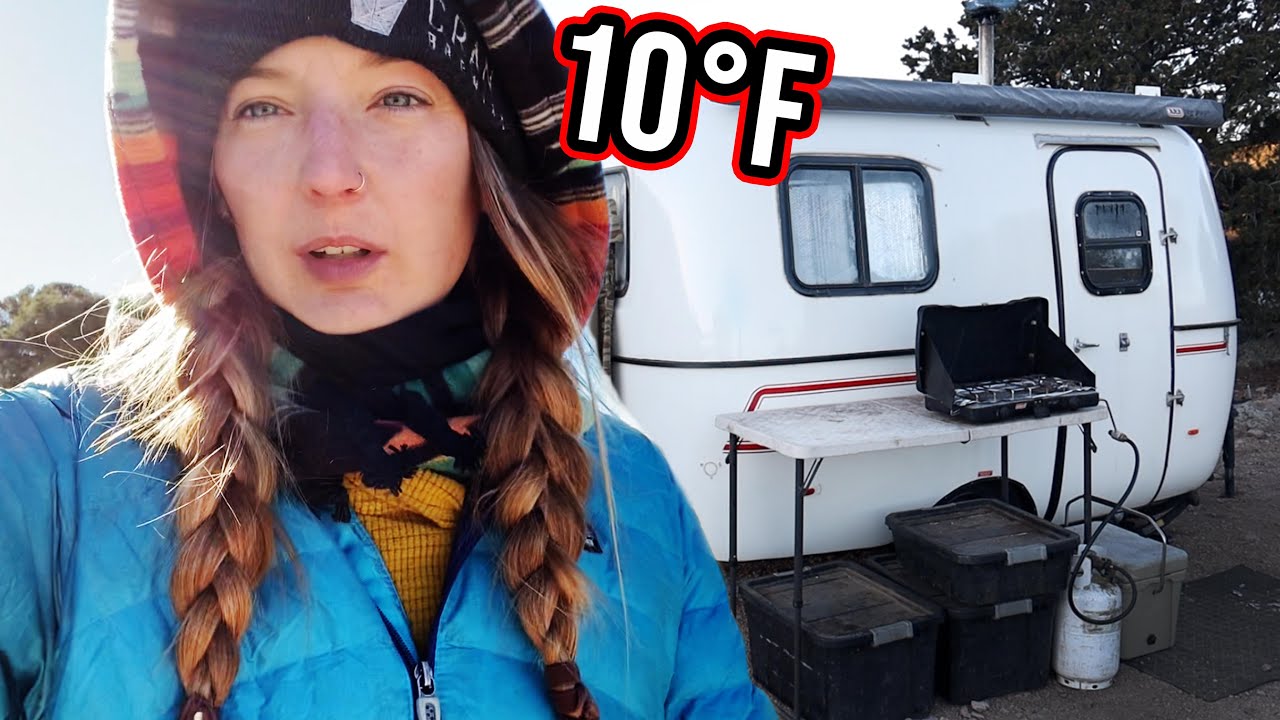 Camping BELOW FREEZING (winter hit fast!) YouTube