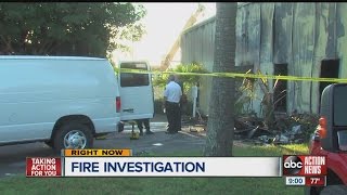 No injuries in overnight fire at Clearwater lawn care business