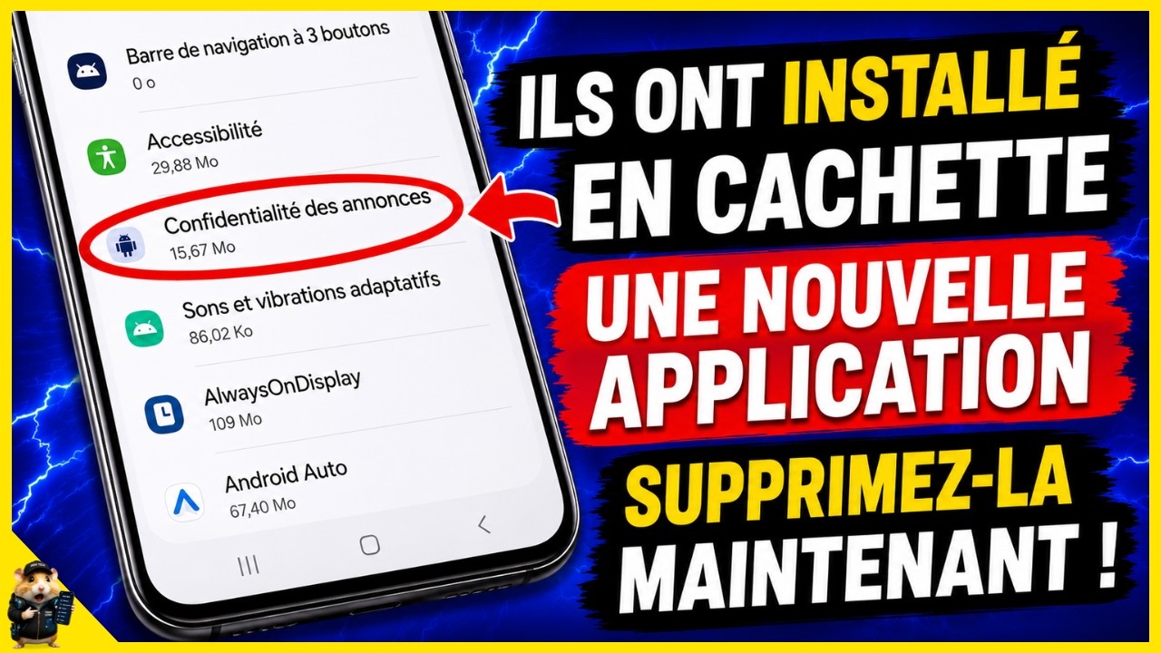 Ils ont secrètement installé une nouvelle application Android pour plus de publicités Supprimez-la!