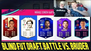 FIFA 19: Wer baut BLIND das besser FUT DRAFT im Battle vs. kleinen BRUDER! - Ultimate Team