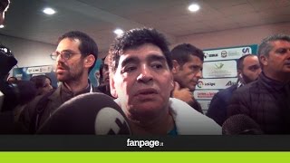 Maradona: "Napoli nel cuore. Totti? Un fenomeno, senza di te il calcio è una noia"