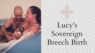 Lucys Sovereign Water Birth of her Breech Baby with a Birth Keeper in Byron Bay, Australia