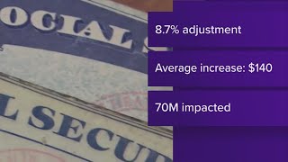 Social security recipients to get larger monthly benefits starting January 2023