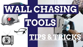 Electrician Wall Chasing Tools including Tips & Tricks | Electrician TV