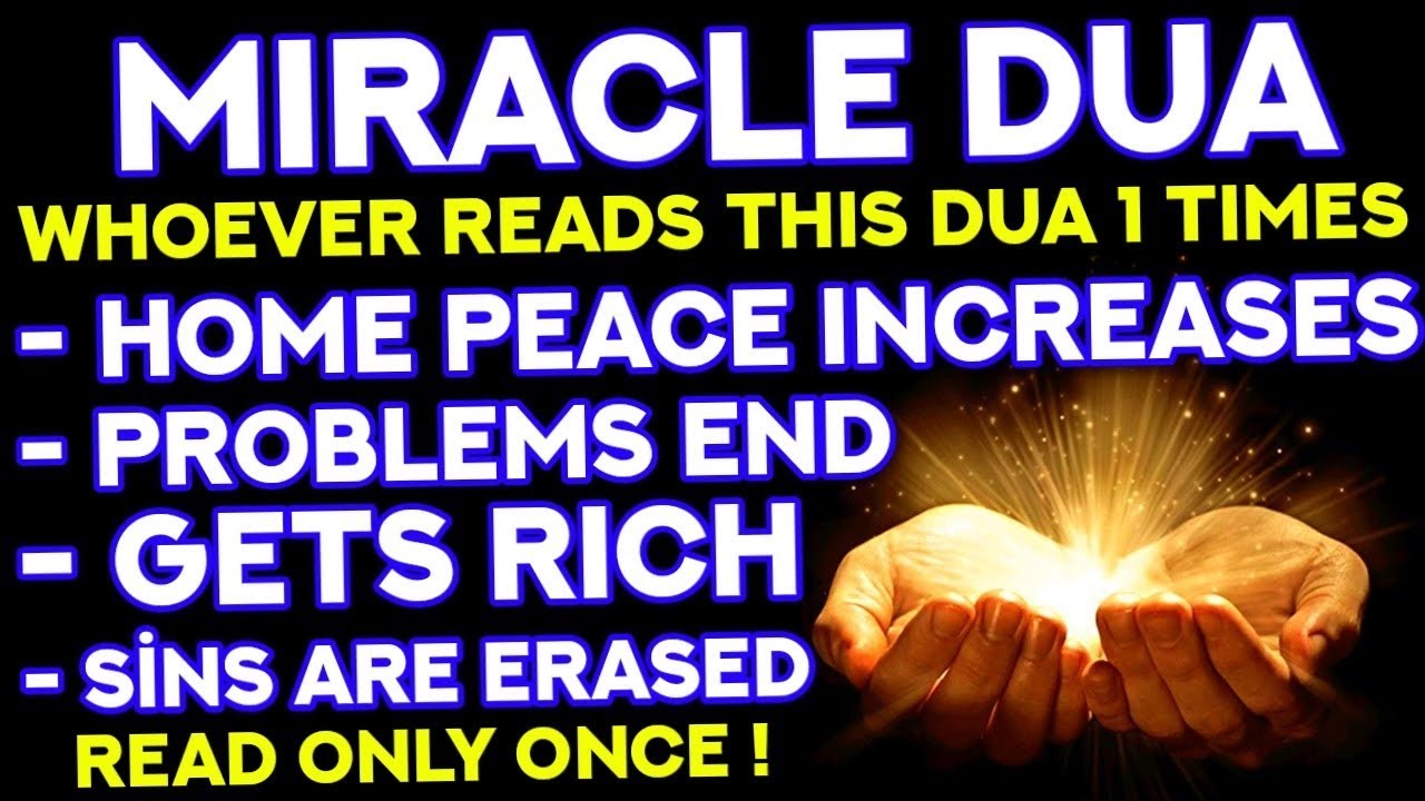 With This Miraculous Dua Will Become Rich And Find Solutions To Problems In Single Day! - InshAllah
