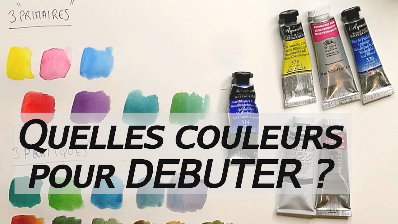Les meilleures couleurs pour débuter en peinture ! - Fondamentaux 36