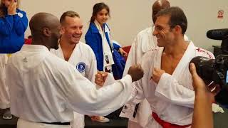 Christophe Pinna Vs Alton Brown Stare Down 10K Karate Clash 2018