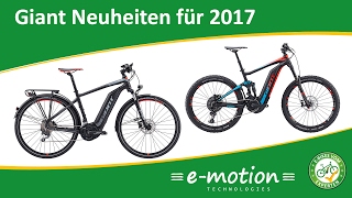 Giant e-Bike Neuheiten für 2017 | e-MTB und Trekking e-Bike vorgestellt
