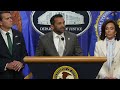 Department of Justice, FBI hold joint briefing on White House correspondents' dinner shooting