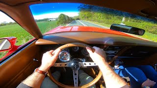 1973 Ford Mustang Mach 1 351 V8 Auto - POV Test Drive | Cherry Bomb Exhaust & 4-Speed Auto