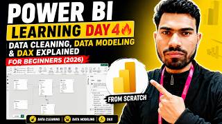 🔥 Power BI Day 4 | Data Cleaning, Data Modeling & DAX Explained for Beginners (2026)