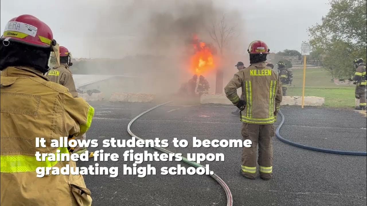 STUDENT FIREFIGHTER TRAINING Killeen ISD YouTube