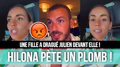 JULIEN DRAGUÉ DEVANT HILONA, UNE SERVEUSE LUI LAISSE SON NUMÉRO ! HILONA PÈTE UN PLOMB !!! 😡💥