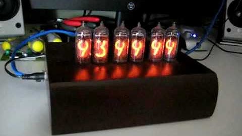 NTP Synced Nixie Clock - Cathode Cycle