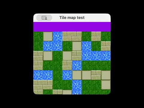 Capa de Pygame Tilemap rendering test