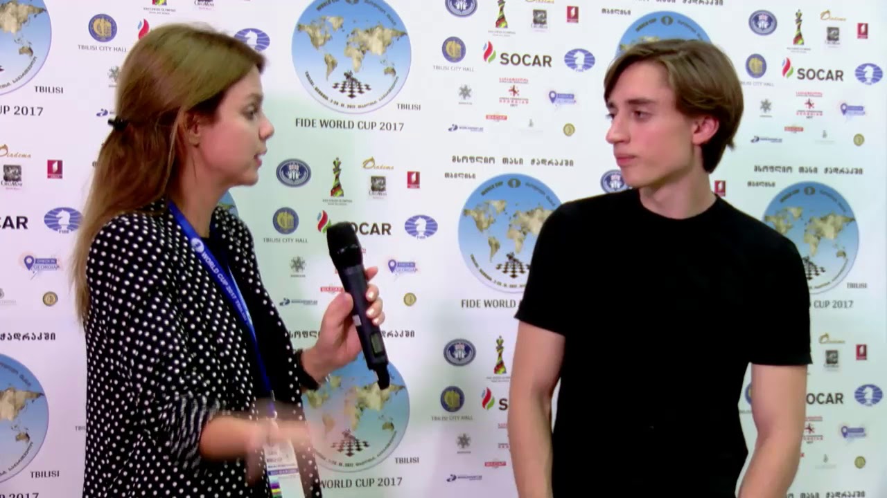 FIDE World Chess Cup 2017 Interview with Daniil Dubov 
