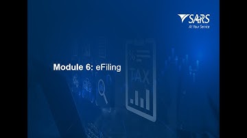 SARS Tax Practitioner Readiness Programme Module 6: eFiling - 2025
