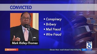 Ex-councilmember and supervisor Mark Ridley-Thomas convicted on corruption charges