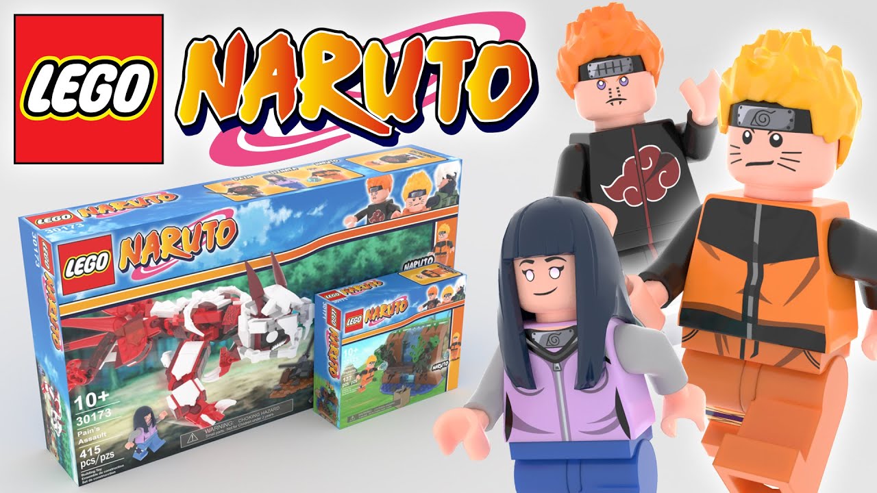 Lego Naruto  Pain's Assault and Waterfall Training 