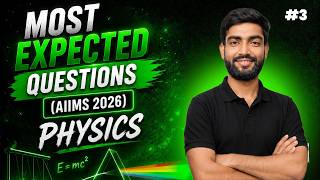 AIIMS 2026 Physics Most Expected Questions | High Yield MCQs & Important Concepts #3