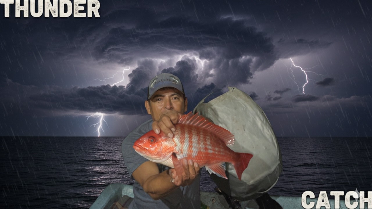 CALAMARES INTRUSOS APARECEN… ¡NI LA TORMENTA LOS DETUVO!🦑⚡