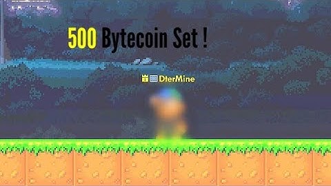 500 Bytecoin set challenge | Pixel Worlds