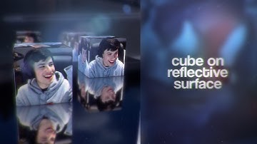 cube on reflective surface (element 3d) | after effects tutorial