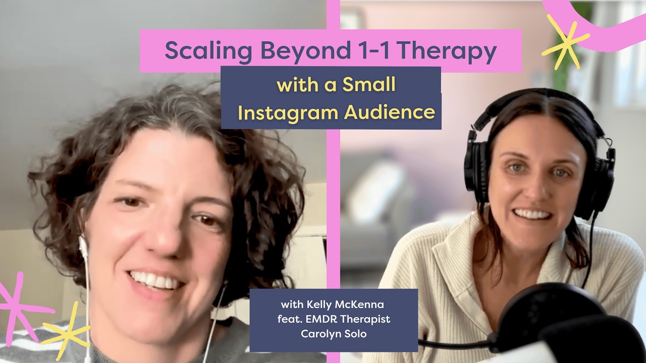 Scaling Beyond 1-1 Therapy with A Small Instagram Audience, with EMDR ...