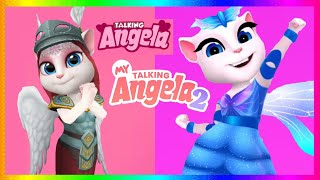 Моя говорящая Анджела 1 2 Валькирия и Фея 🌈 Мy talking Angela 1 2 Valkyrie and Fairy