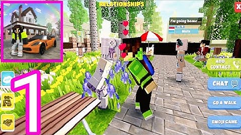 School Party Craft Game- Part 1- Gameplay Walkthrough-Enjoying -(Android, IOS)